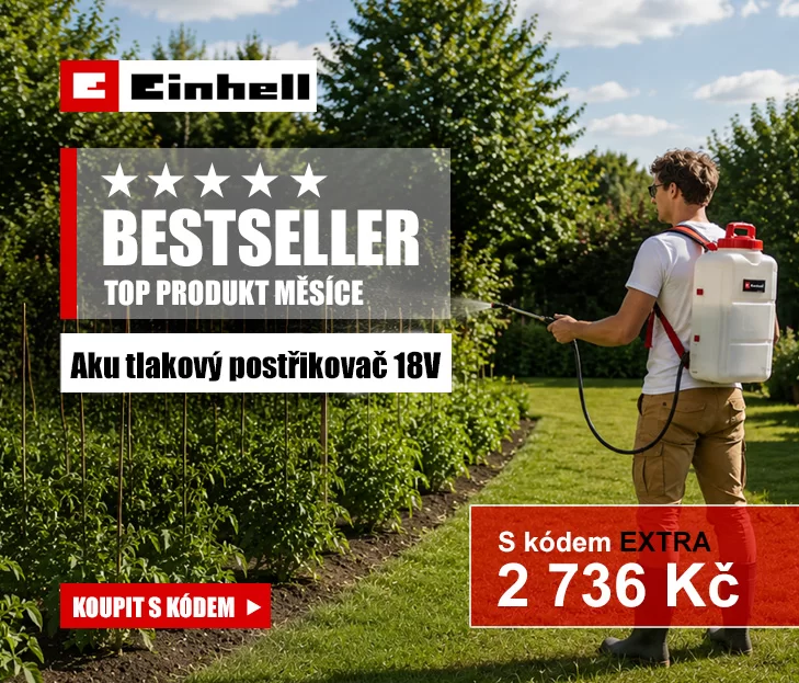 Aku tlakový postřikovač 18V/bez aku GE-WS 18/150 Li-Solo Einhell