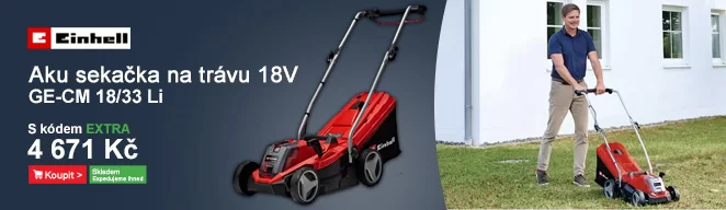 Aku sekačka na trávu 18V/4,0Ah GE-CM 18/33 Li Einhell 3413260