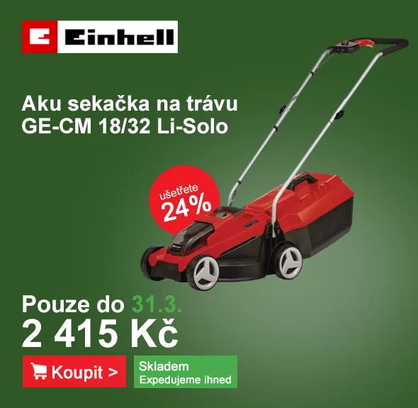 Aku sekačka na trávu 18V/bez aku GE-CM 18/32 Li-Solo Einhell 341