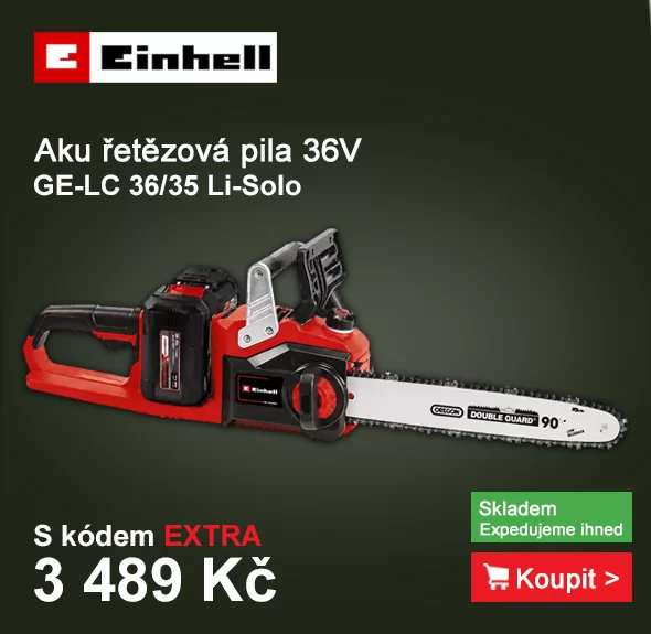 Aku řetězová pila 36V/bez aku GE-LC 36/35 Li-Solo Einhell 450178