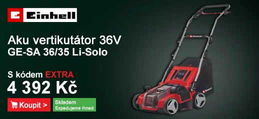 Aku vertikutátor a provzdušňovač 2x18V/bez aku GE-SA 36/35 Li-So