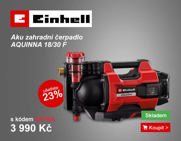 Aku zahradní čerpadlo 18V/bez aku AQUINNA