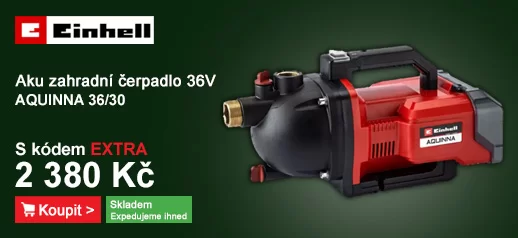 Aku zahradní čerpadlo 36V/bez aku AQUINNA 36/30 Einhell 4180400