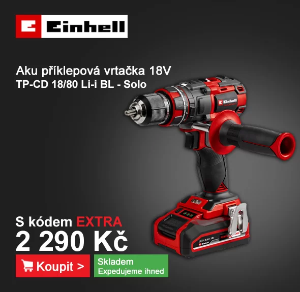 Aku příklepová vrtačka 18V/bez aku TP-CD 18/80 Li-i BL - Solo Ei