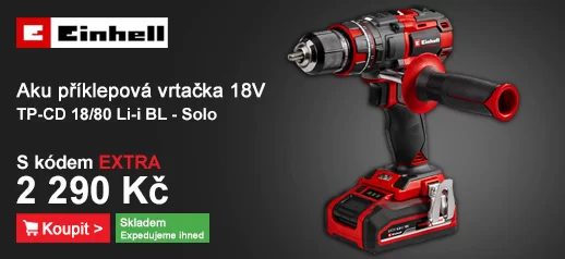 Aku příklepová vrtačka 18V/bez aku TP-CD 18/80 Li-i BL - Solo Ei