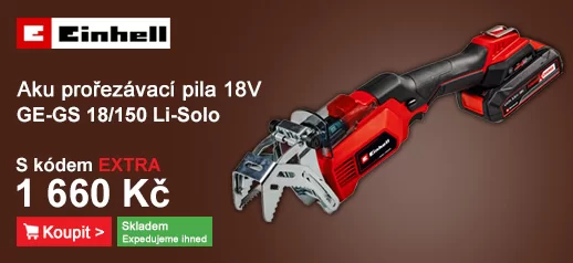 Aku prořezávací pila 18V/bez aku GE-GS 18/150 Li-Solo Einhell 34