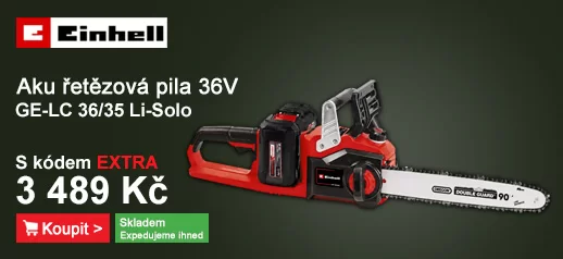 Aku řetězová pila 36V/bez aku GE-LC 36/35 Li-Solo Einhell 450178