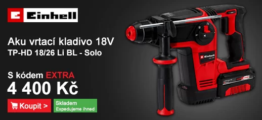 Aku vrtací kladivo 18V/bez aku TP-HD 18/26 Li BL - Solo Einhell 