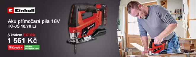 Aku přímočará pila 18V/2,5Ah TC-JS 18/70 Li Cordless Jig Saw Ein