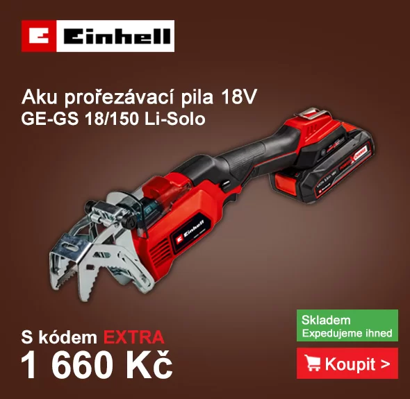 Aku prořezávací pila 18V/bez aku GE-GS 18/150 Li-Solo Einhell 34