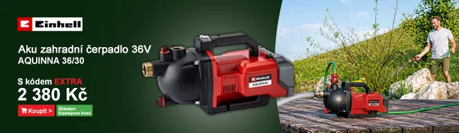 Aku zahradní čerpadlo 36V/bez aku AQUINNA 36/30 Einhell 4180400