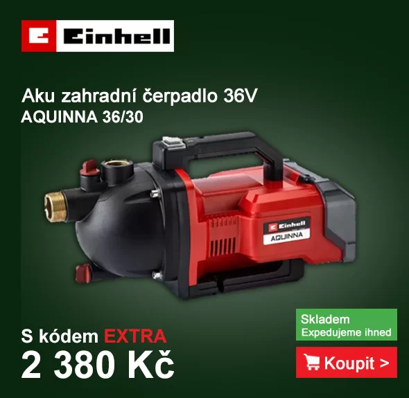 Aku zahradní čerpadlo 36V/bez aku AQUINNA 36/30 Einhell 4180400