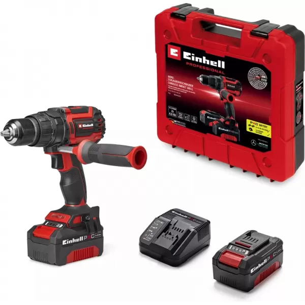 Aku příklepová vrtačka 18V 2x4,0Ah Einhell TP-CD 18/70 Li-i BL Kit