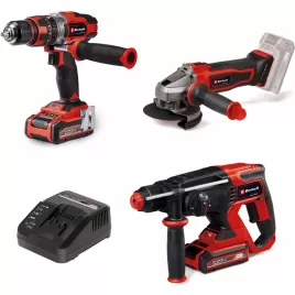 Aku set nářadí 18V TE-TK 18/3 Li +2 (CD+AG+HD) Einhell 4257242