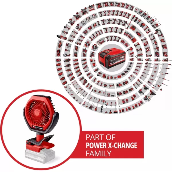 Aku ventilátor 18V bez aku Einhell GC-CF 18/110 Li-Solo