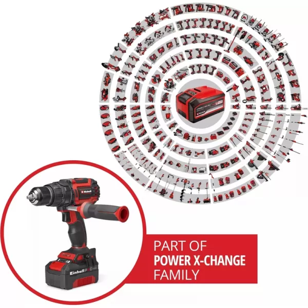 Aku příklepová vrtačka 18V 2x4,0Ah Einhell TP-CD 18/70 Li-i BL Kit