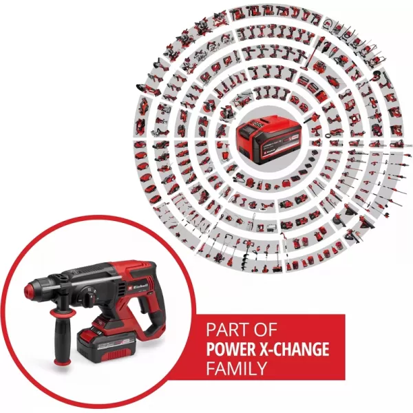 Aku vrtací kladivo 18V TE-HD 18/20 Li (1x4,0Ah) Einhell 4514299