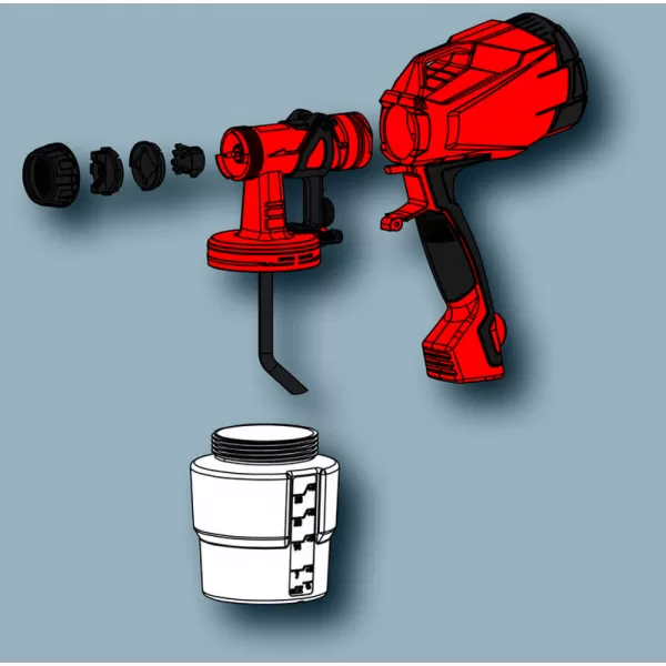 Pistole pro postřik barvou TC-SY 400 P Einhell 4260005