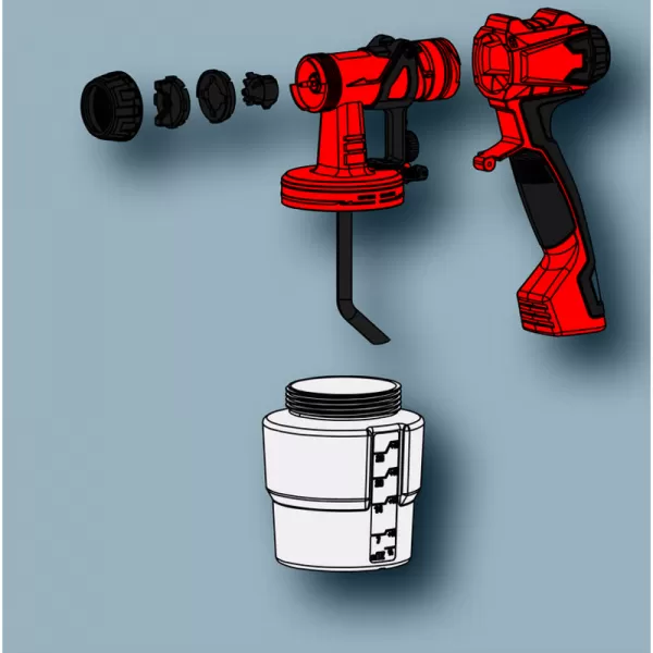 Systém pro postřik barvou TC-SY 700 S Einhell 4260020
