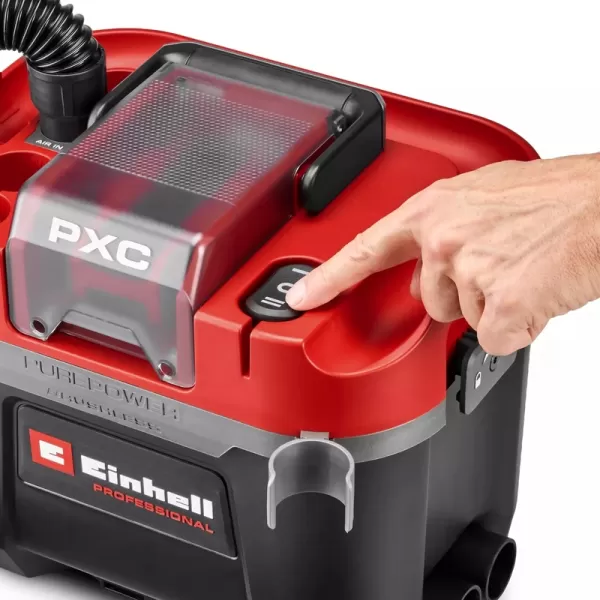 Aku vysavač na mokré a suché vysávání 18V bez aku Einhell TP-VC 18/10 Li BL L-Solo