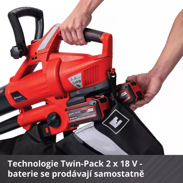 Aku vysavač listí 36V/bez aku GE-CL 36 Li E-Solo Einhell 3433600