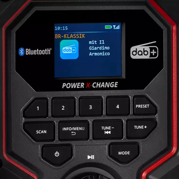 Aku rádio 18V/bez aku TE-CR 18 Li DAB+/FM/BT - Solo Einhell 3407995