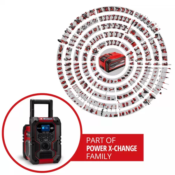 Aku rádio 18V/bez aku TE-CR 18 Li DAB+/FM/BT - Solo Einhell 3407995