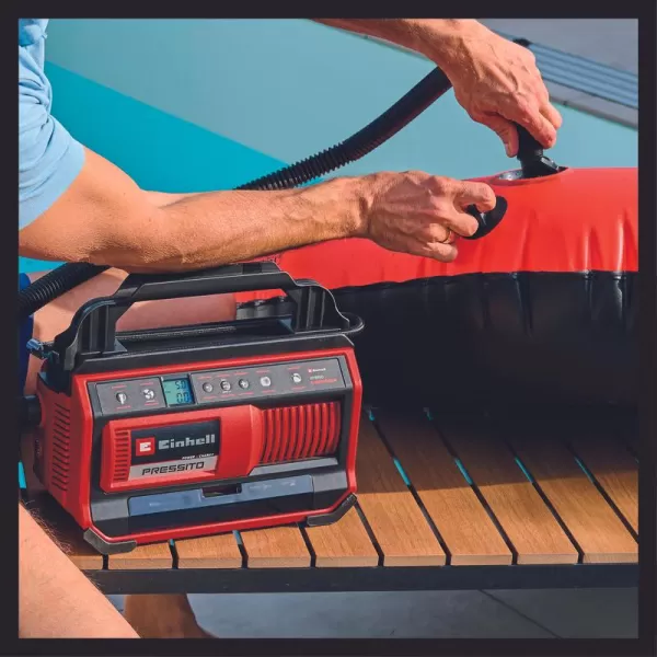 Aku hybridní kompresor 18V/bez aku PRESSITO 18/25 Hybrid Einhell 4020430