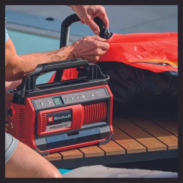 Aku hybridní kompresor 18V/bez aku PRESSITO 18/25 Hybrid Einhell 4020430