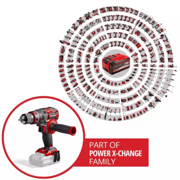 Aku příklepová vrtačka 18V/bez aku TP-CD 18/80 Li-i BL - Solo Einhell 4514305