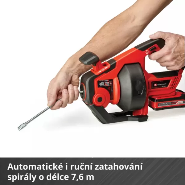 Aku čistič trubek 18V/bez aku TE-DA 18/760 Li Solo Einhell 4514160