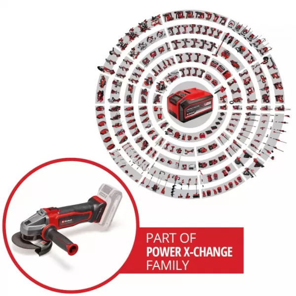 Aku úhlová bruska 18V/bez aku TE-AG 18/115 Q Li Solo Einhell 4431165
