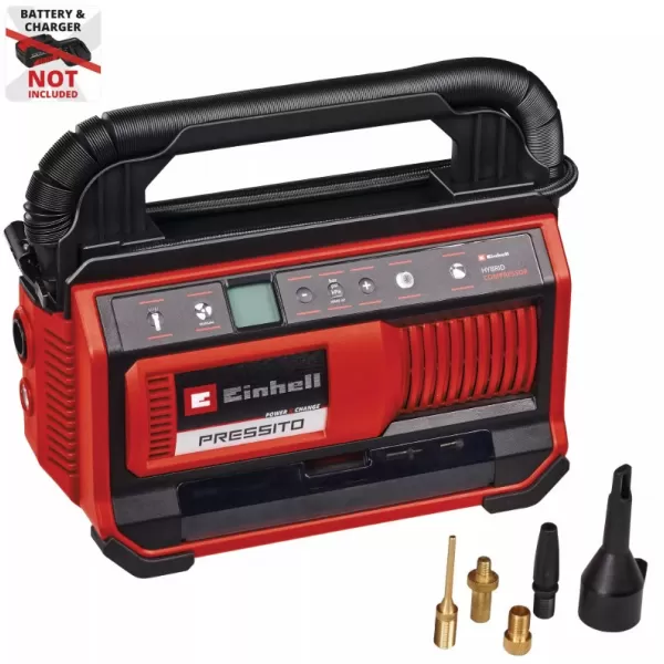 Aku hybridní kompresor 18V/bez aku PRESSITO 18/25 Hybrid Einhell 4020430