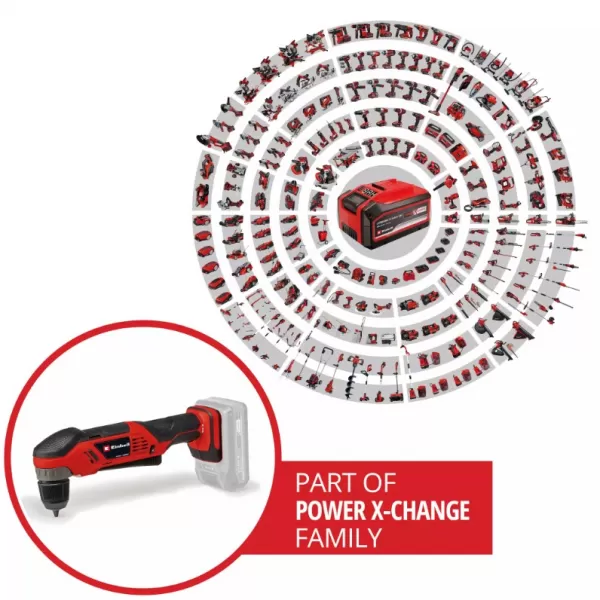 Aku úhlová vrtačka 18V/bez aku TE-AD 18 Li-Solo Einhell 4514290