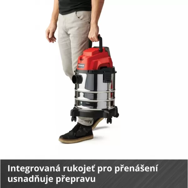 Aku vysavač na mokré a suché vysávání 18V/bez aku TC-VC 18/20 Li S-Solo Einhell 2347130