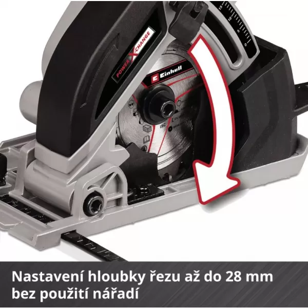 Aku mini kotoučová pila 18V/bez aku TE-CS 18/89 Li - Solo Einhell 4331100